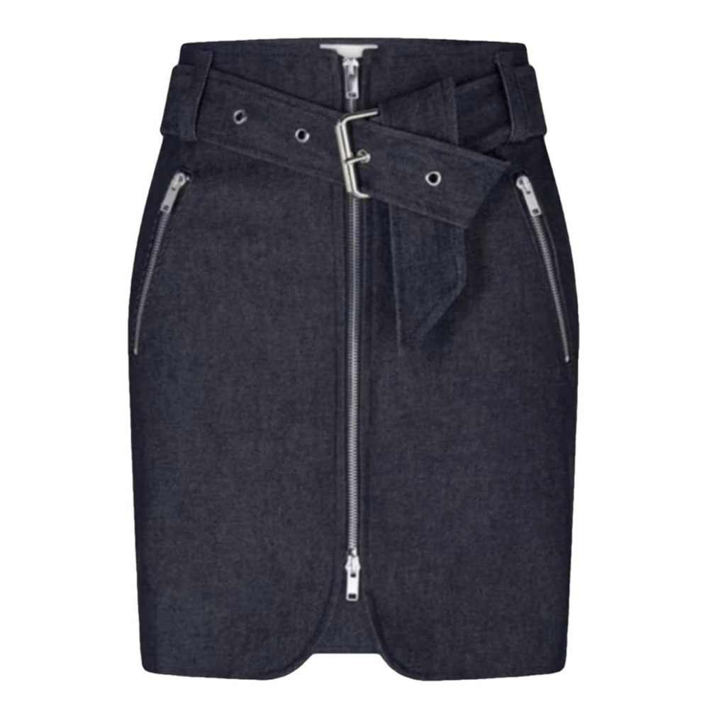 Khaite Luana denim skirt